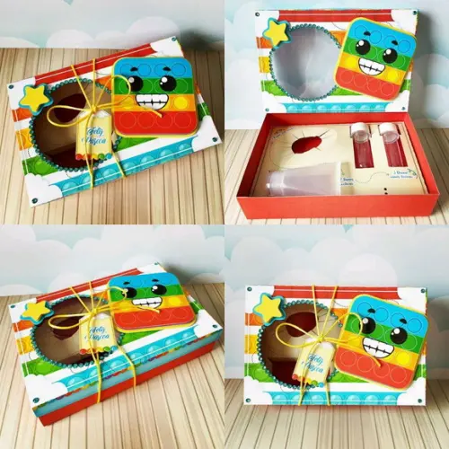 Kit Mini Confeiteiro Pop It Masc