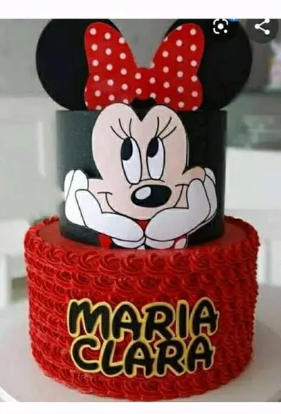 Topo Minnie Vermelha