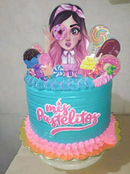 Topo Menina com Doces