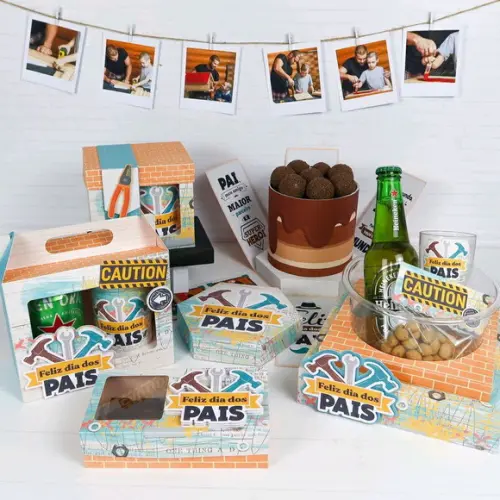 Kit 8 Pai em Obras