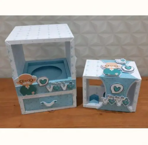 Porta Caneca com Gaveta Vovô 0002
