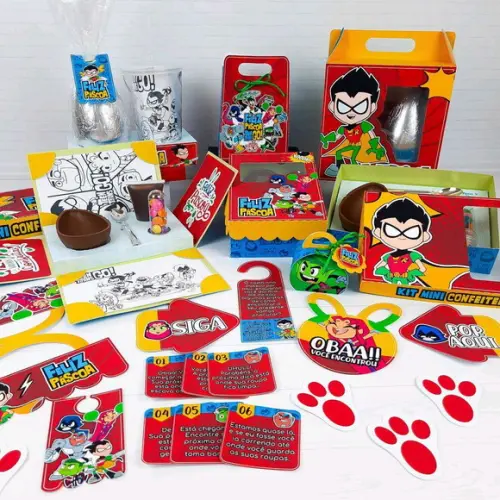 Kit Páscoa Jovens Titãs