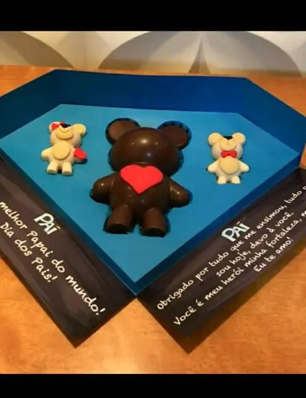 Cx Diamente Urso Pai