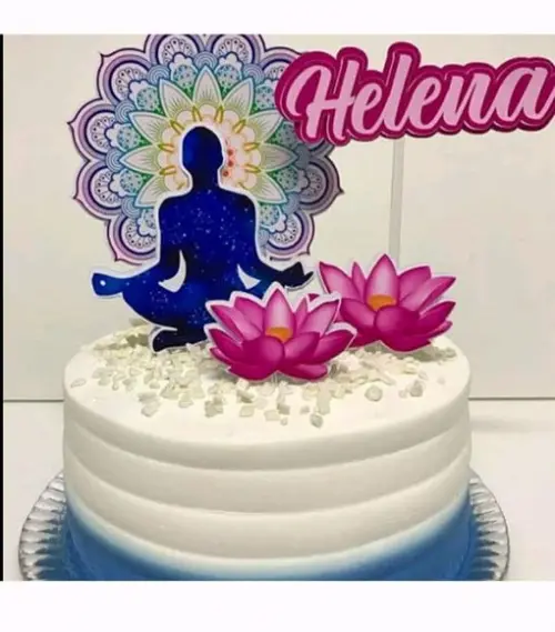 Topo de Bolo Zen