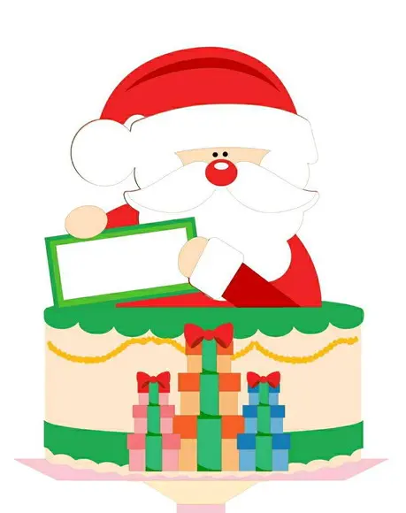 Topo de Bolo Natal (