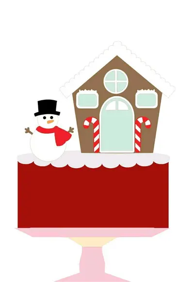 Topo de Bolo Natal