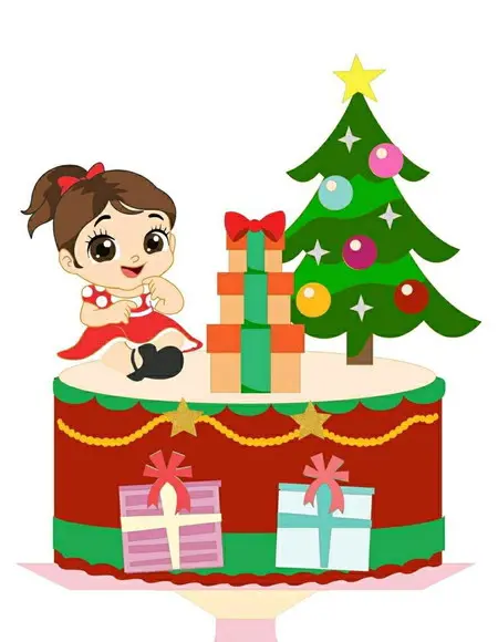 Topo de Bolo Natal
