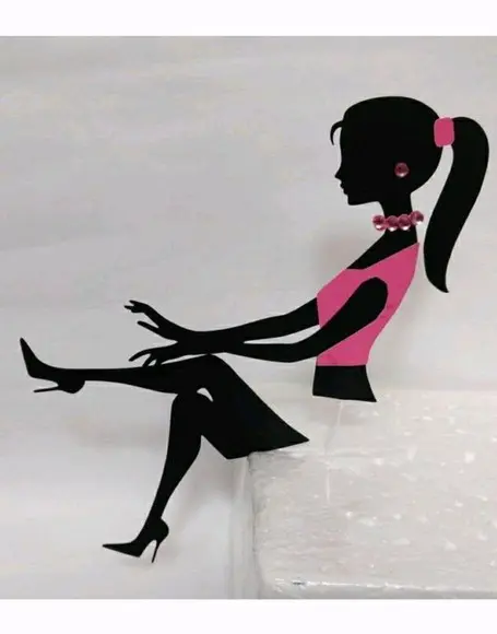 Topo Silueta Mulher