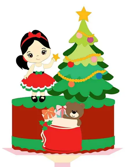 Topo de Bolo Natal