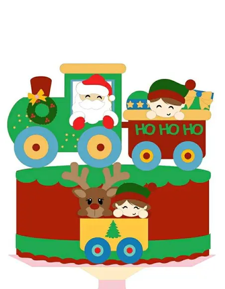 Topo de Bolo Natal