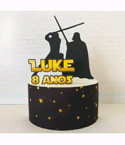 Topo de Bolo Star Wars
