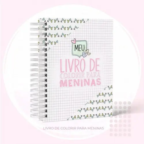 Livro Antiestresse Infantil Menina