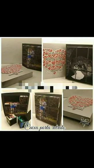 Porta Retrato em Cubo