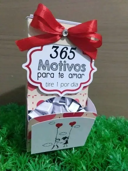 Mini Cx Motivos p/ Te Amar