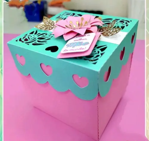 Dia das Mães Verde e Rosa