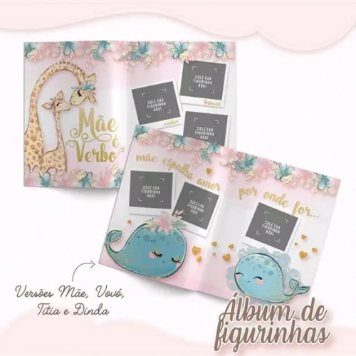 Álbum de Figurinhas Girafinha