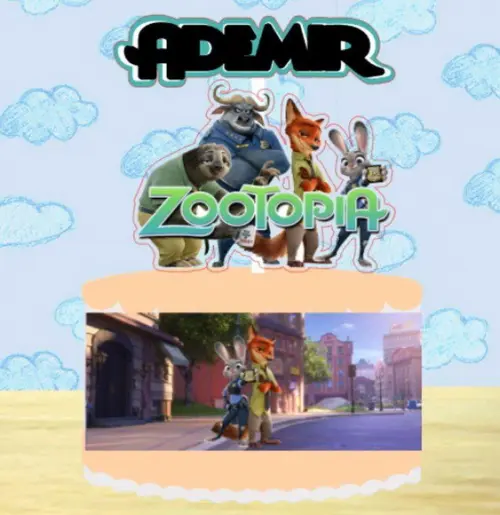 01-topo de Bolo Zootopia