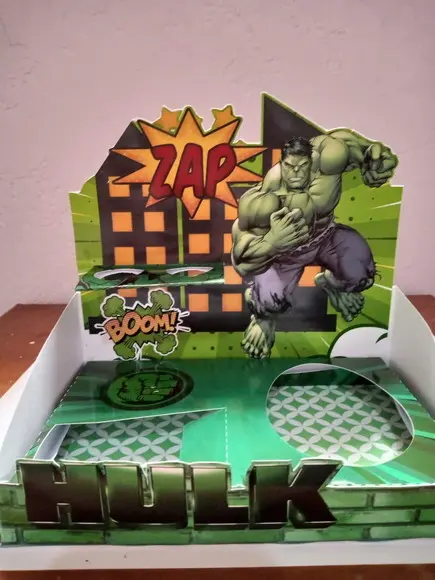 Cestinha de Páscoa 2026 - Hulk