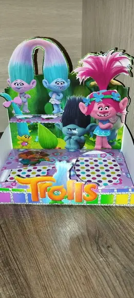 Cestinha de Páscoa 2026 - Trolls
