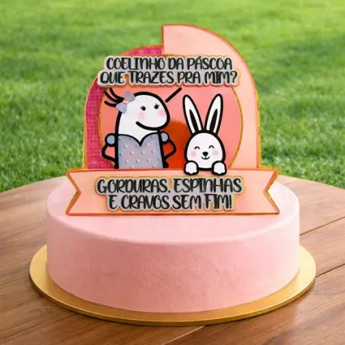 Topo Flork Páscoa Silhueta