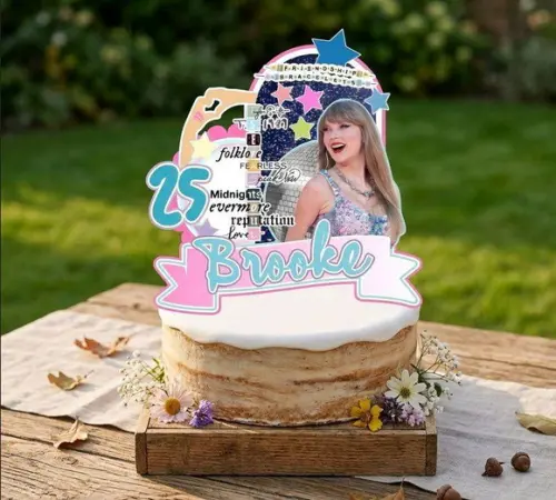 Topo de Bolo Taylor Swift 5