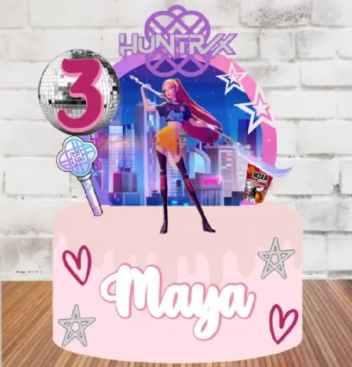 Topo de Bolo Guerreiras do K-pop 6