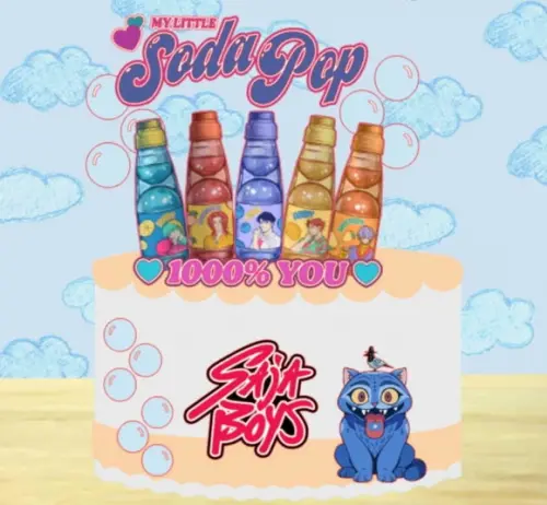 Topo de Bolo Saja Boys K-pop 2