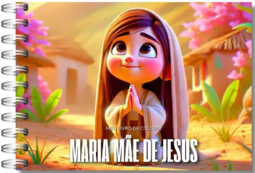 Meu Livro de Colorir Maria Mãe de Jesus em Pdf
