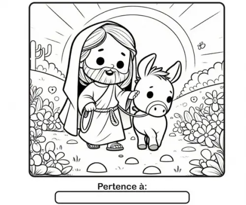 Meu Livro de Colorir Menino Cristão em pdf