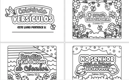 Meu Livro de Colorir Versículos em pdf