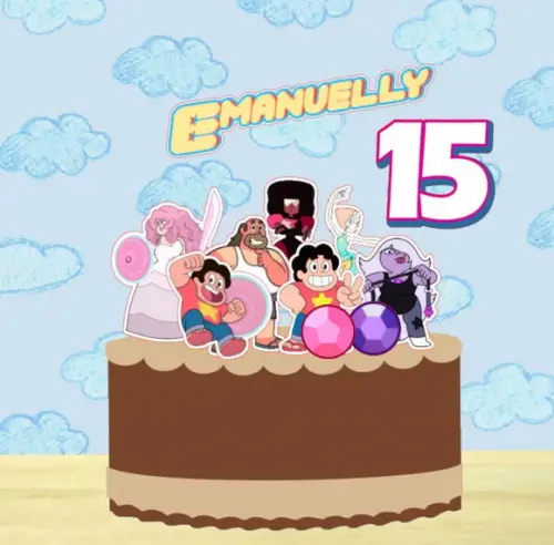 Topo de Bolo Steven Universe 2
