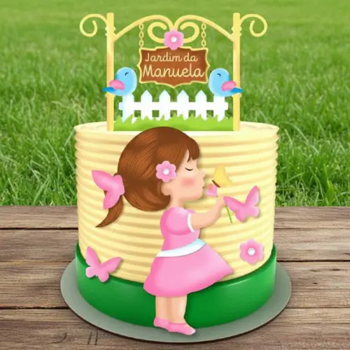 Topper Jardim Encantado Menina