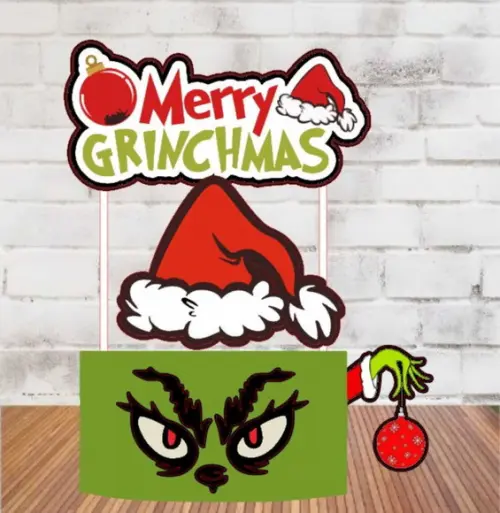 Topo de Natal Merry Grinchmas