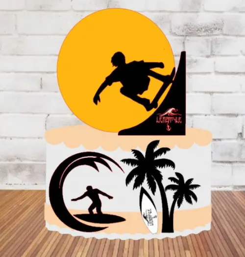 Topo de Bolo Surf 7