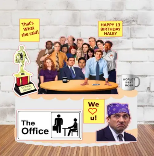 Topo de Bolo The Office