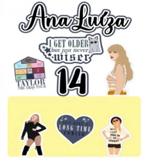 Topo de Bolo Taylor Swift 2