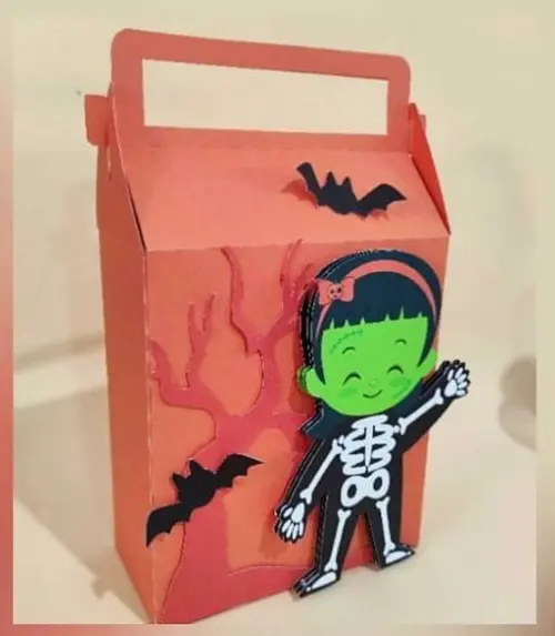 Caixa Halloween Frank Menina