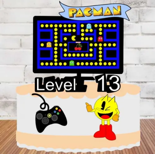 Topo de Bolo Pacman 2