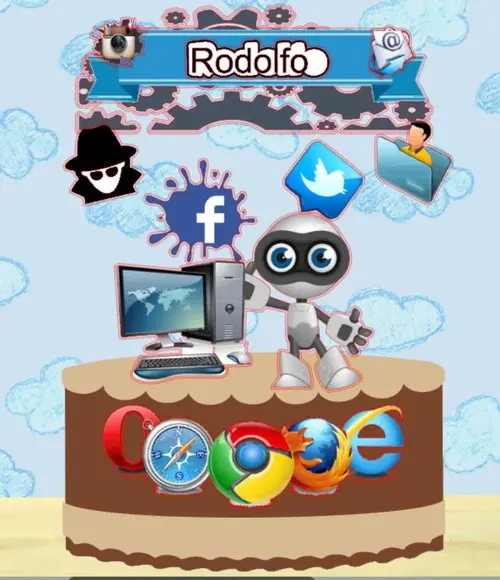 Topo de Bolo Tecnologia