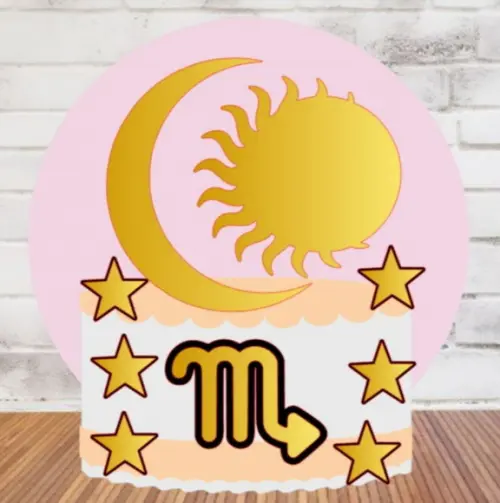 Topo de Bolo Signos Escorpião