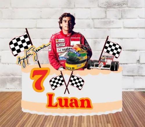 Topo de Bolo Ayrton Senna