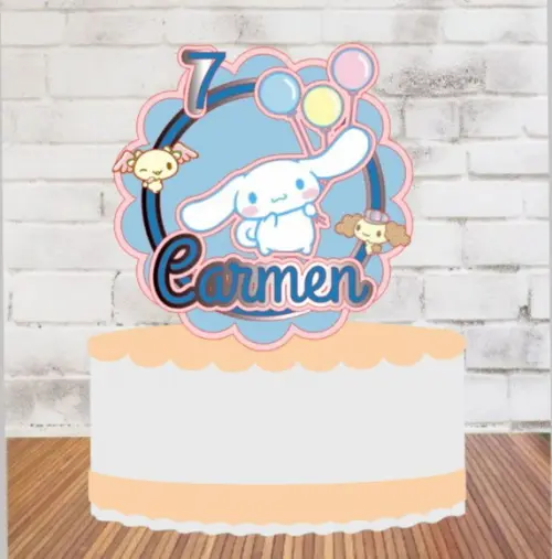 Topo de Bolo Cinnamoroll