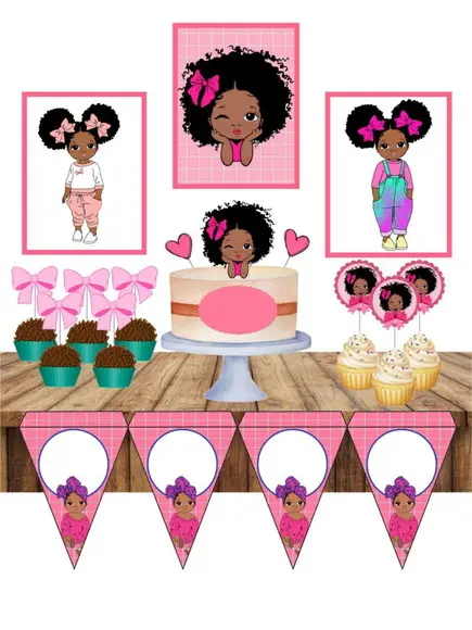 Festa Pronta Bonequinha Afro