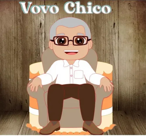 Topo Vovô Sentado no Sofá