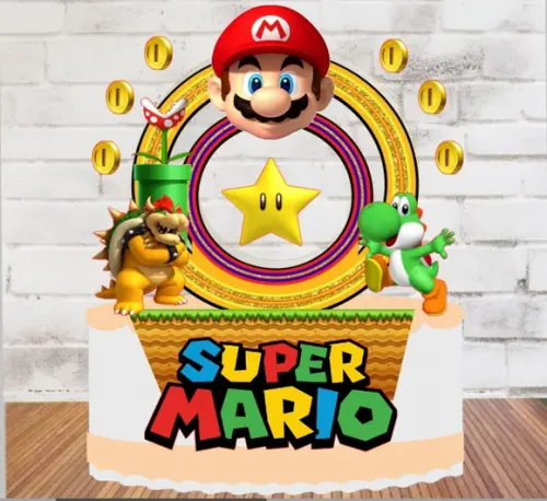Cake Topper Super Mario