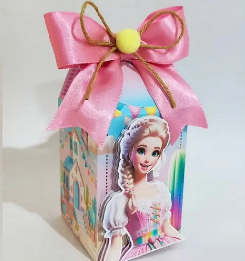 Caixa Milk Barbie Junina