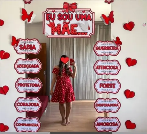 Espelho das Afirmações Dia das Mae