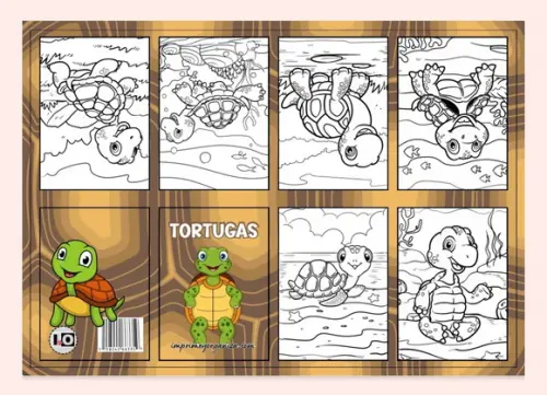 Mini Livro Tartarugas em pdf