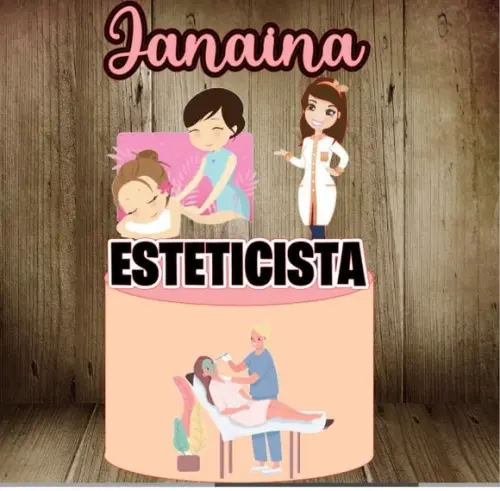 Topo de Bolo Esteticista