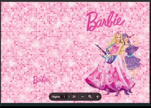 Revista de Colorir da Barbie Show